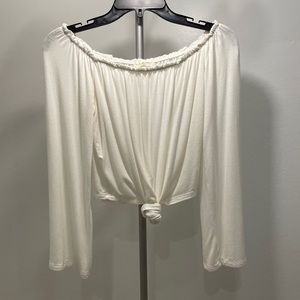 Pacsun White Off the Shoulder Top